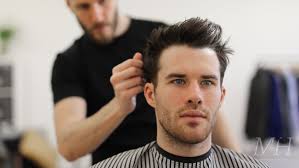 Stylist hair salon keratin treatment