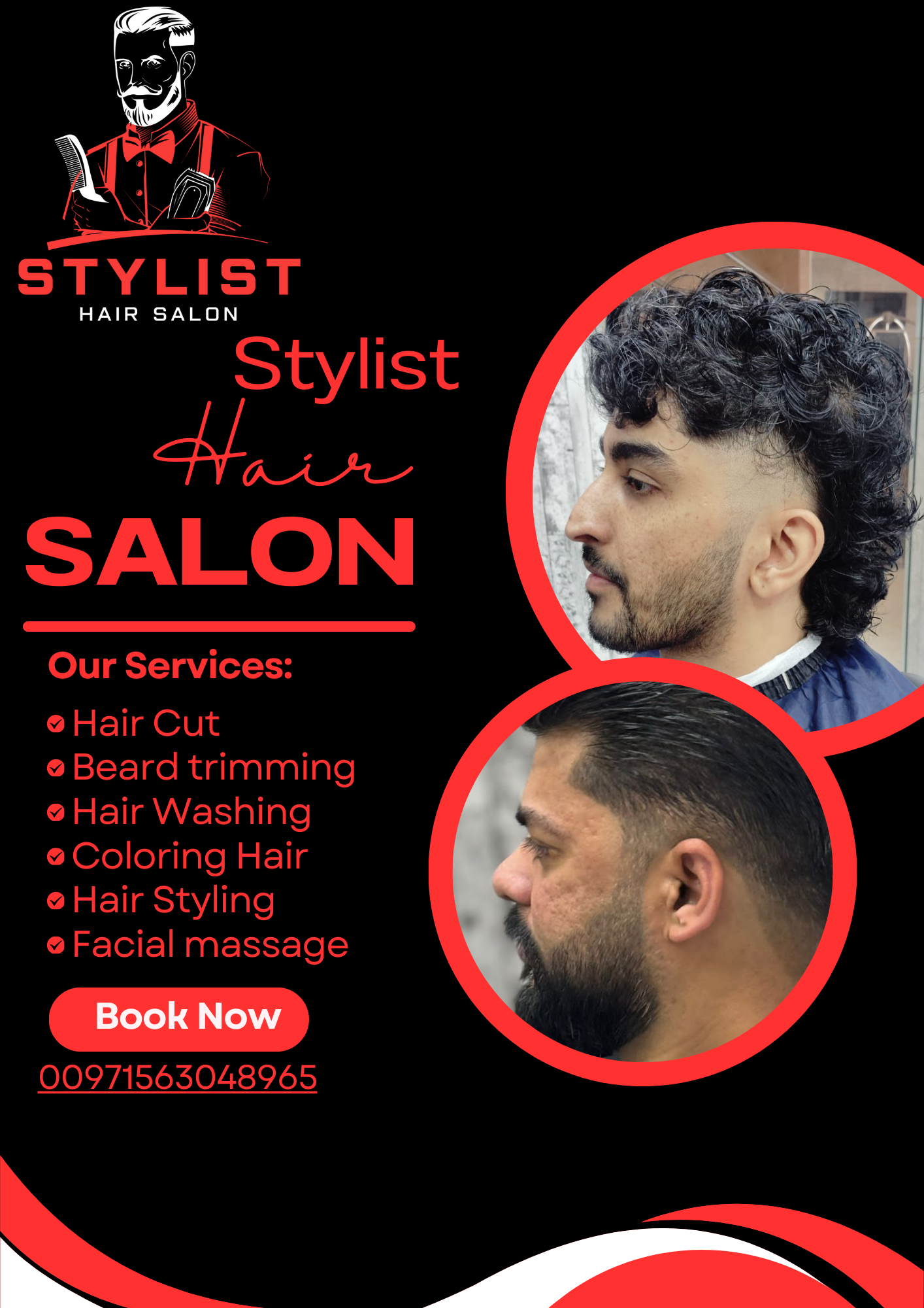 Step Into Style: Modern Haircut at Al Rigga’s hairsalon