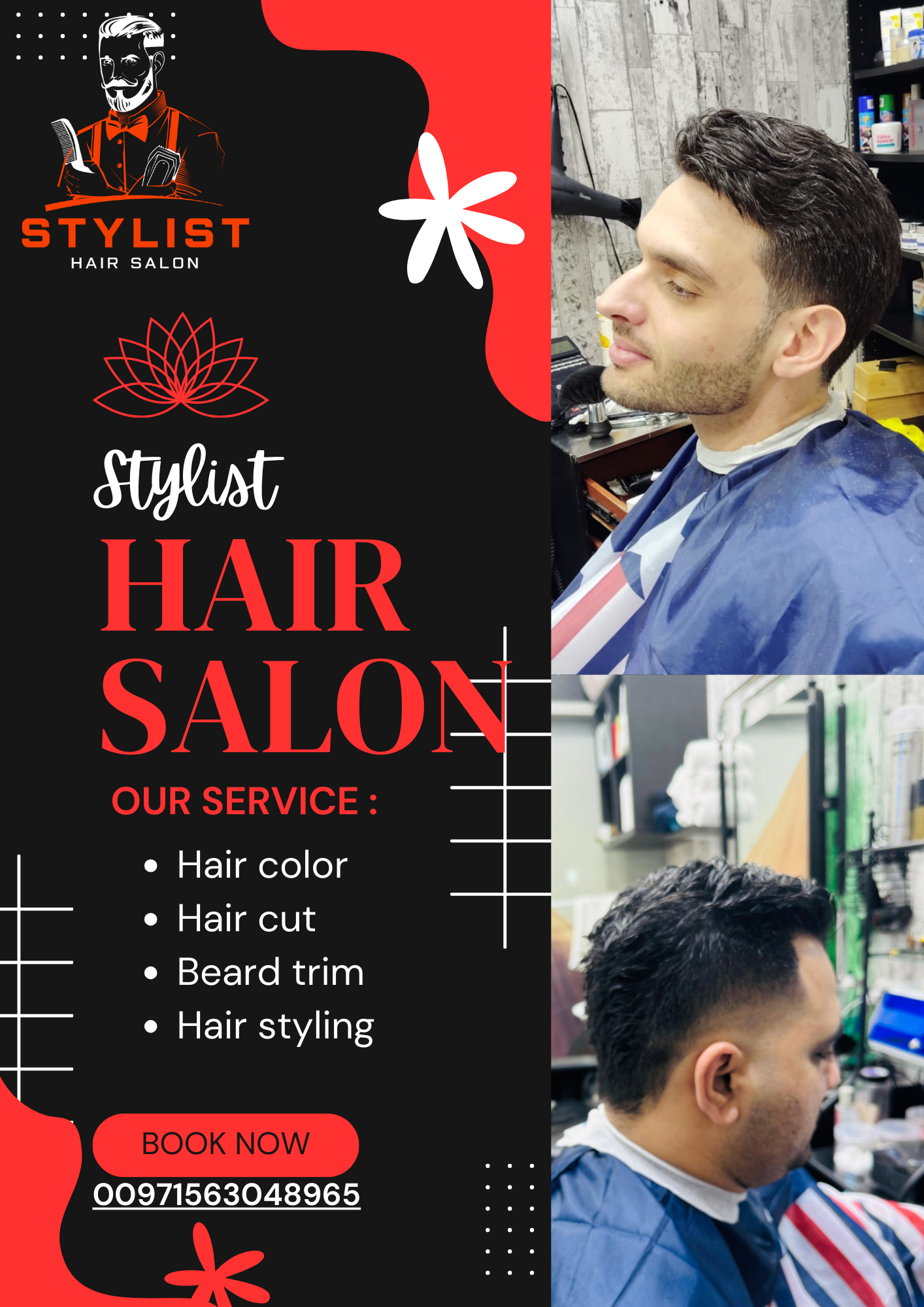 Best Salon Near Me in Al Rigga haircuts,styling & grooming