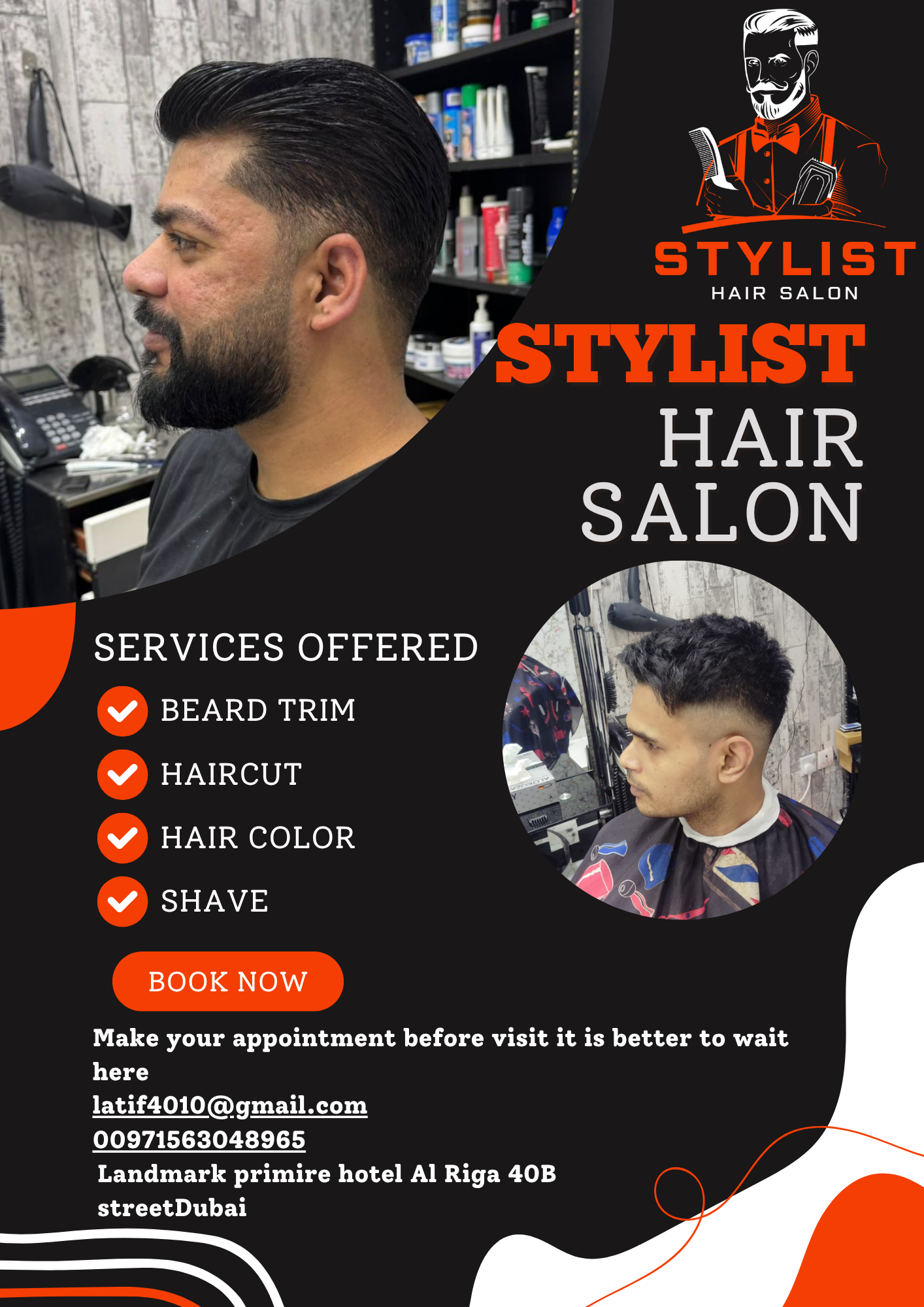 Best Hair Salon for Hair Cut Near Me in Al Rigga.